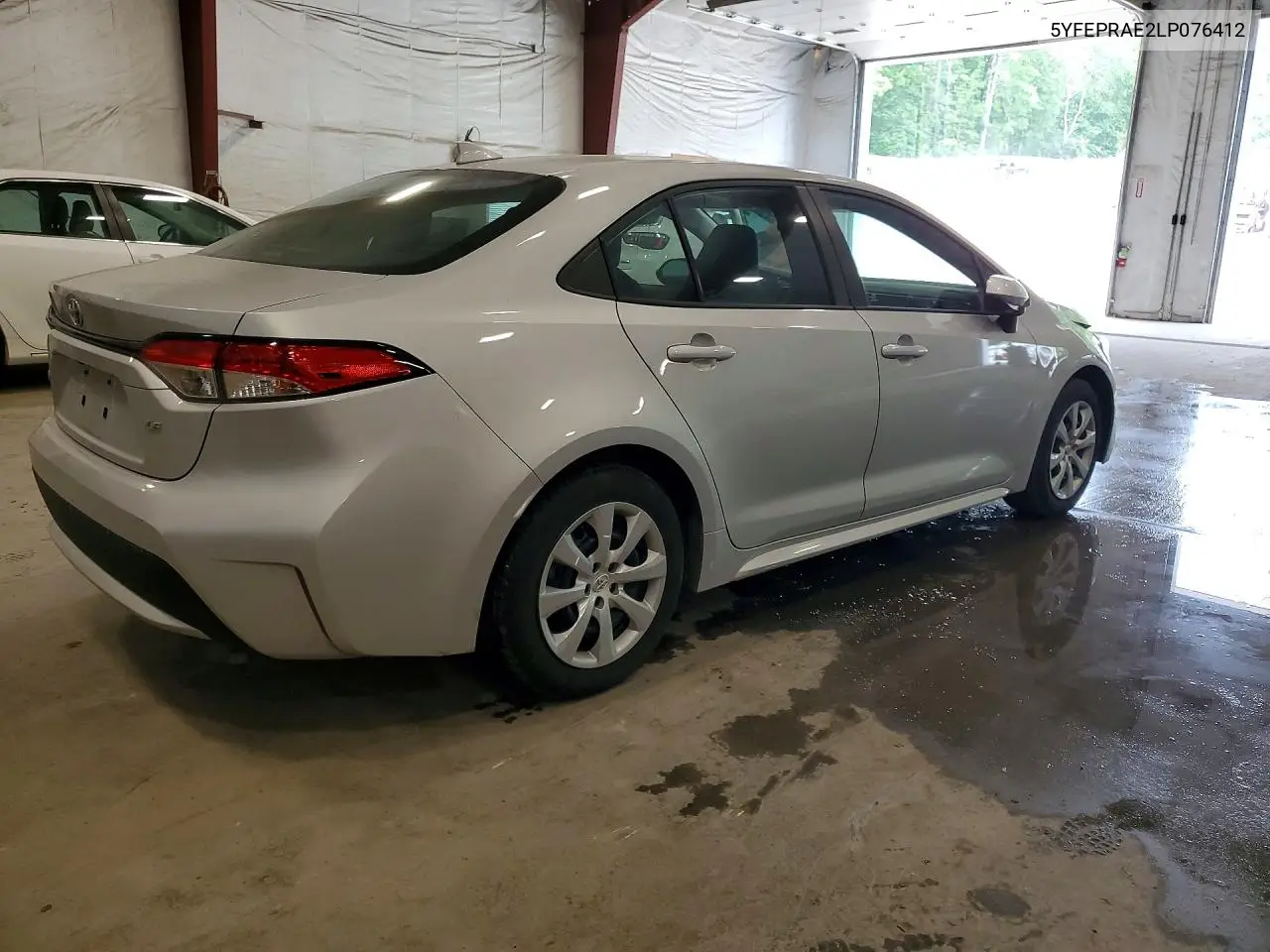 2020 Toyota Corolla Le VIN: 5YFEPRAE2LP076412 Lot: 60588576