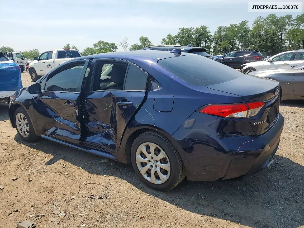 2020 Toyota Corolla Le VIN: JTDEPRAE5LJ088378 Lot: 60824026