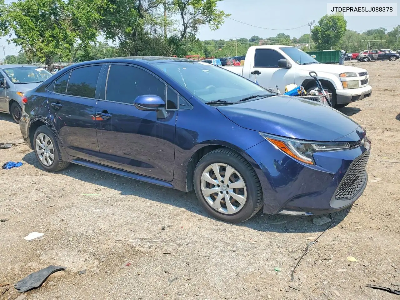 2020 Toyota Corolla Le VIN: JTDEPRAE5LJ088378 Lot: 60824026