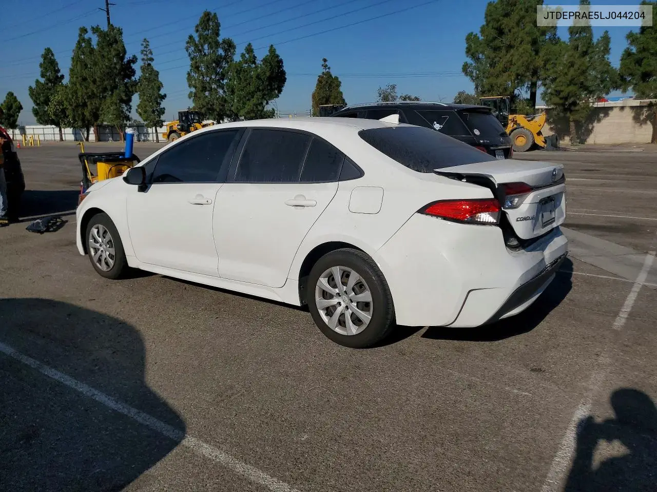 2020 Toyota Corolla Le VIN: JTDEPRAE5LJ044204 Lot: 60932476