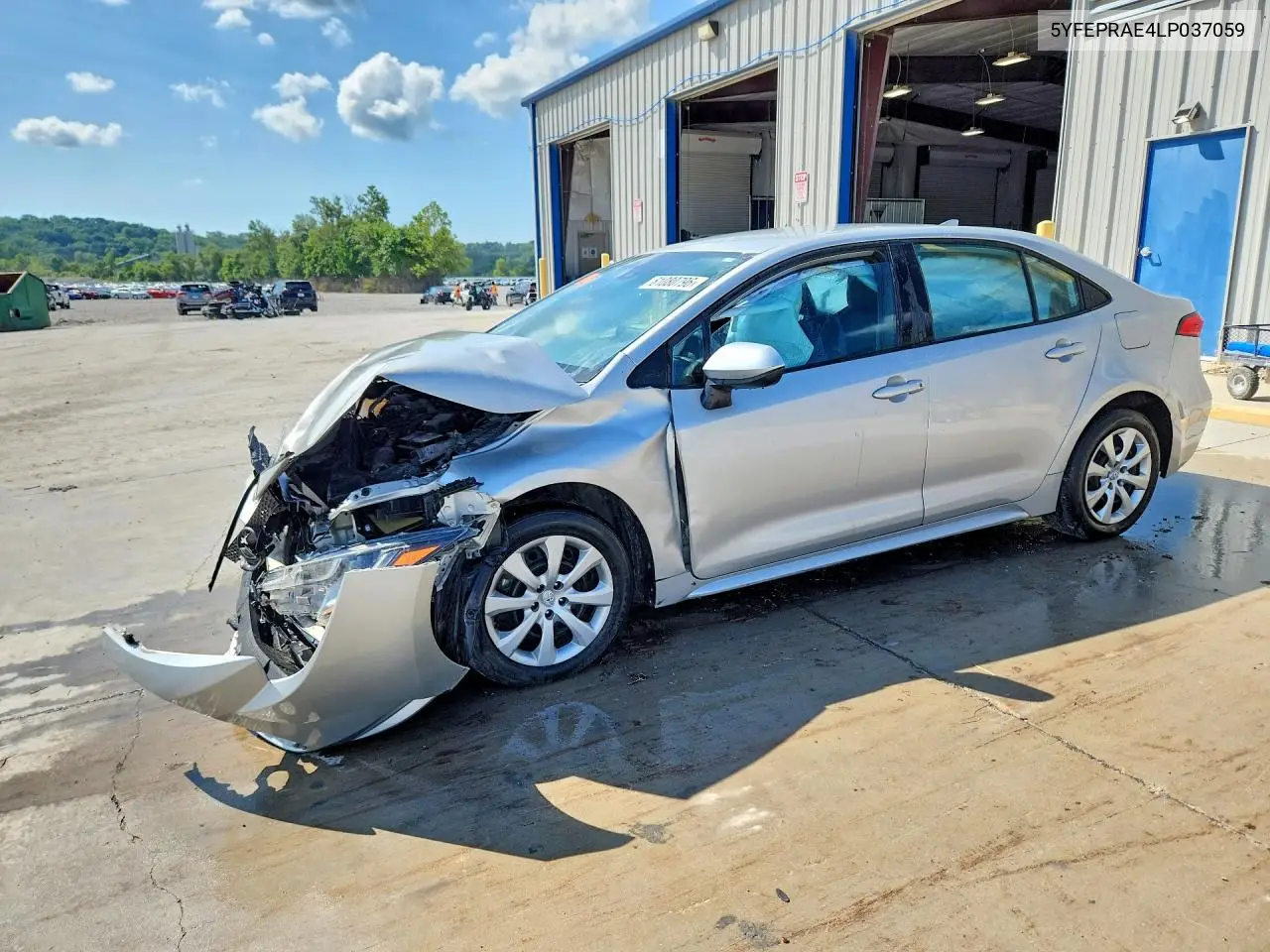 2020 Toyota Corolla Le VIN: 5YFEPRAE4LP037059 Lot: 61080796