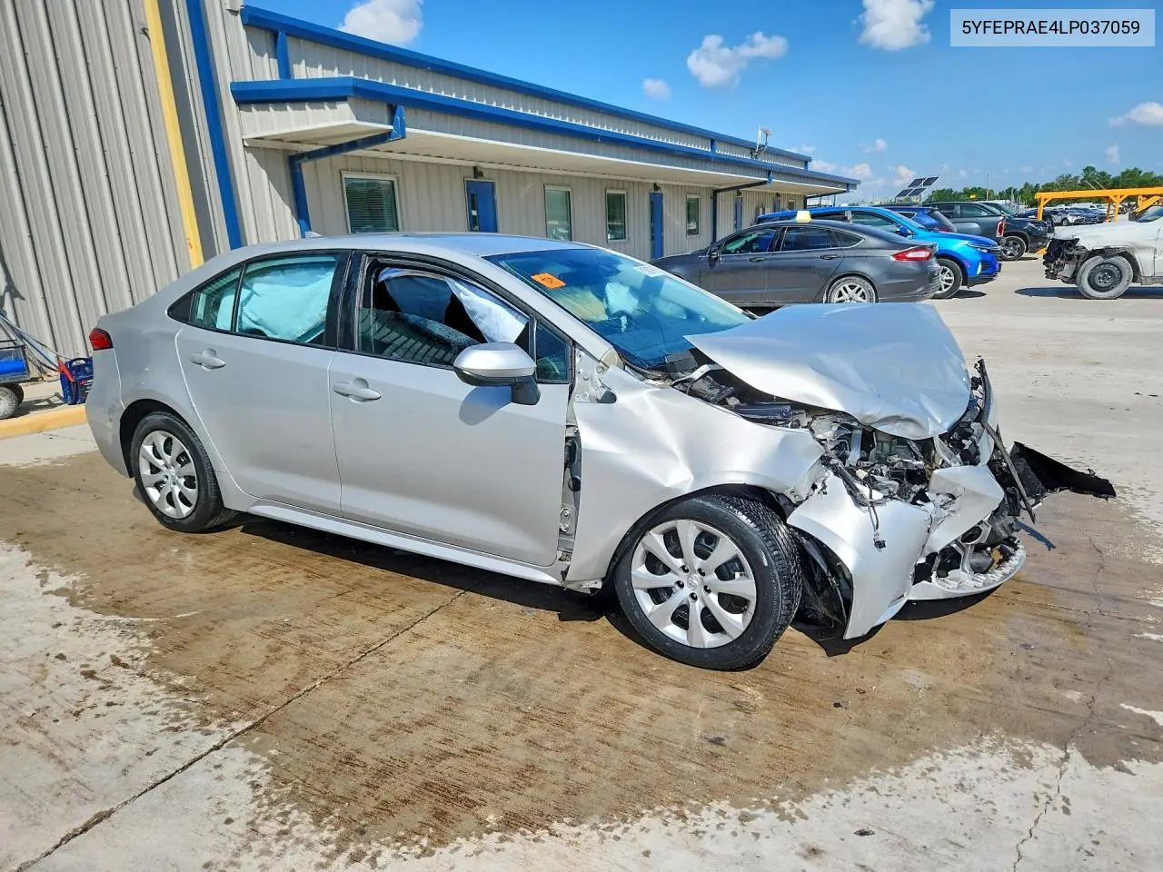 2020 Toyota Corolla Le VIN: 5YFEPRAE4LP037059 Lot: 61080796
