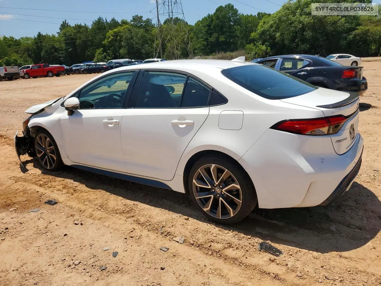 2020 Toyota Corolla Xse VIN: 5YFT4RCE0LP038626 Lot: 61177986