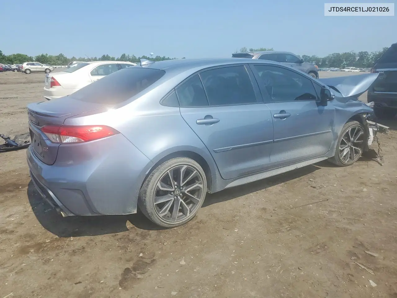 2020 Toyota Corolla Se VIN: JTDS4RCE1LJ021026 Lot: 61239766
