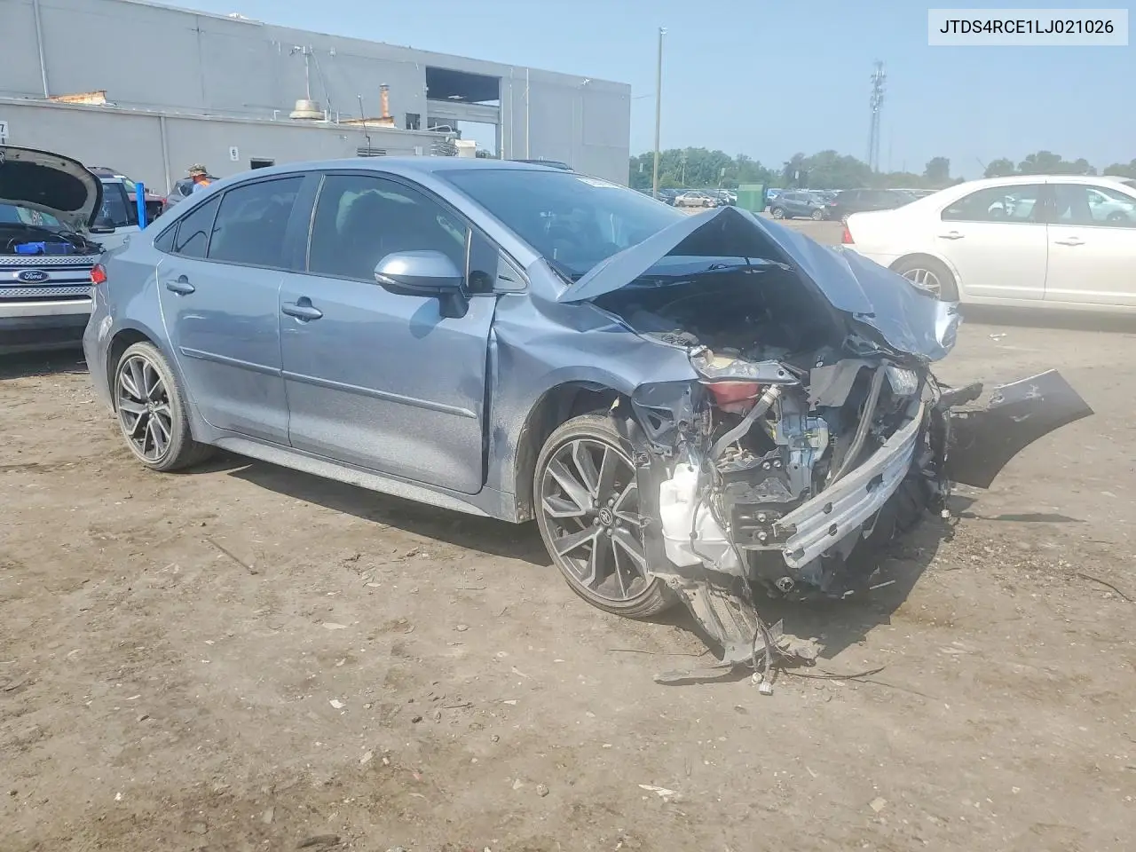 2020 Toyota Corolla Se VIN: JTDS4RCE1LJ021026 Lot: 61239766