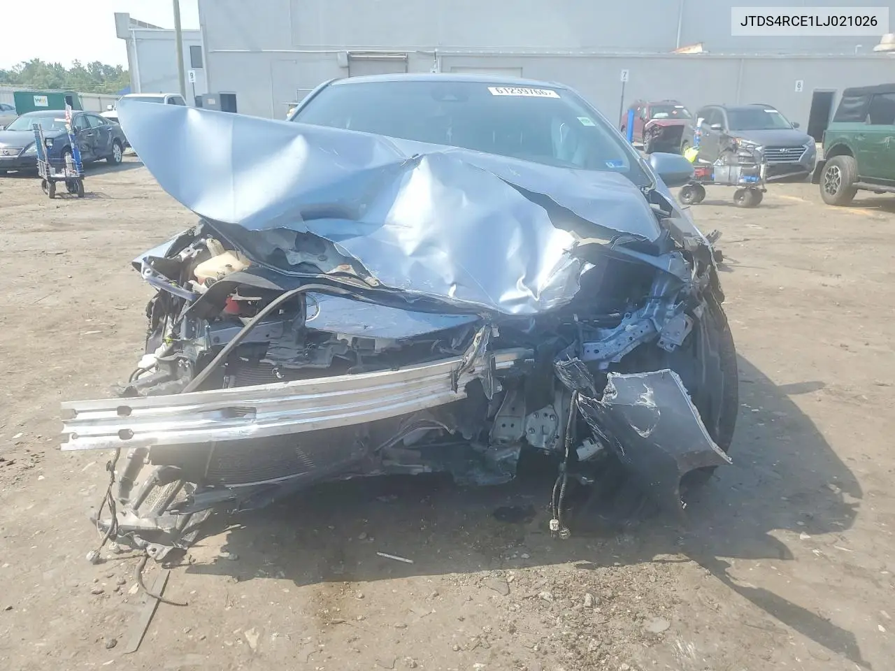 2020 Toyota Corolla Se VIN: JTDS4RCE1LJ021026 Lot: 61239766