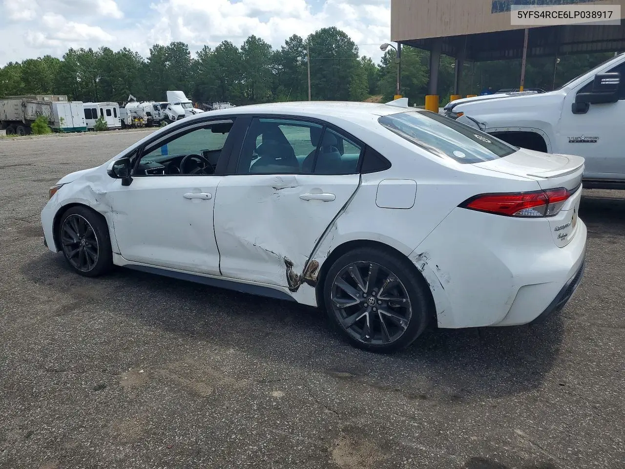2020 Toyota Corolla Se VIN: 5YFS4RCE6LP038917 Lot: 61603106