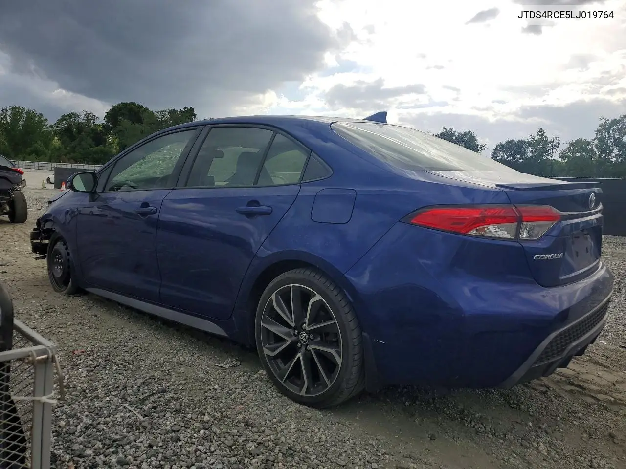 2020 Toyota Corolla Se VIN: JTDS4RCE5LJ019764 Lot: 61739306