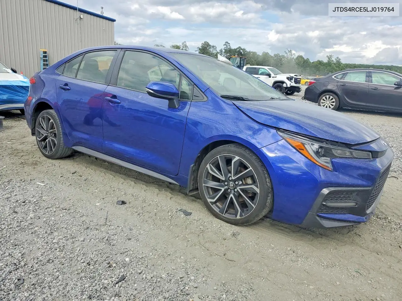 2020 Toyota Corolla Se VIN: JTDS4RCE5LJ019764 Lot: 61739306