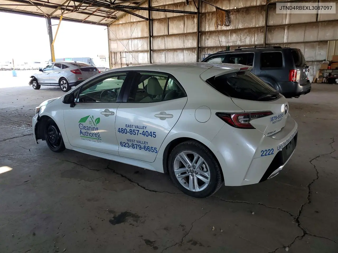 2020 Toyota Corolla Hatchback Se VIN: JTND4RBEXL3087097 Lot: 61836786