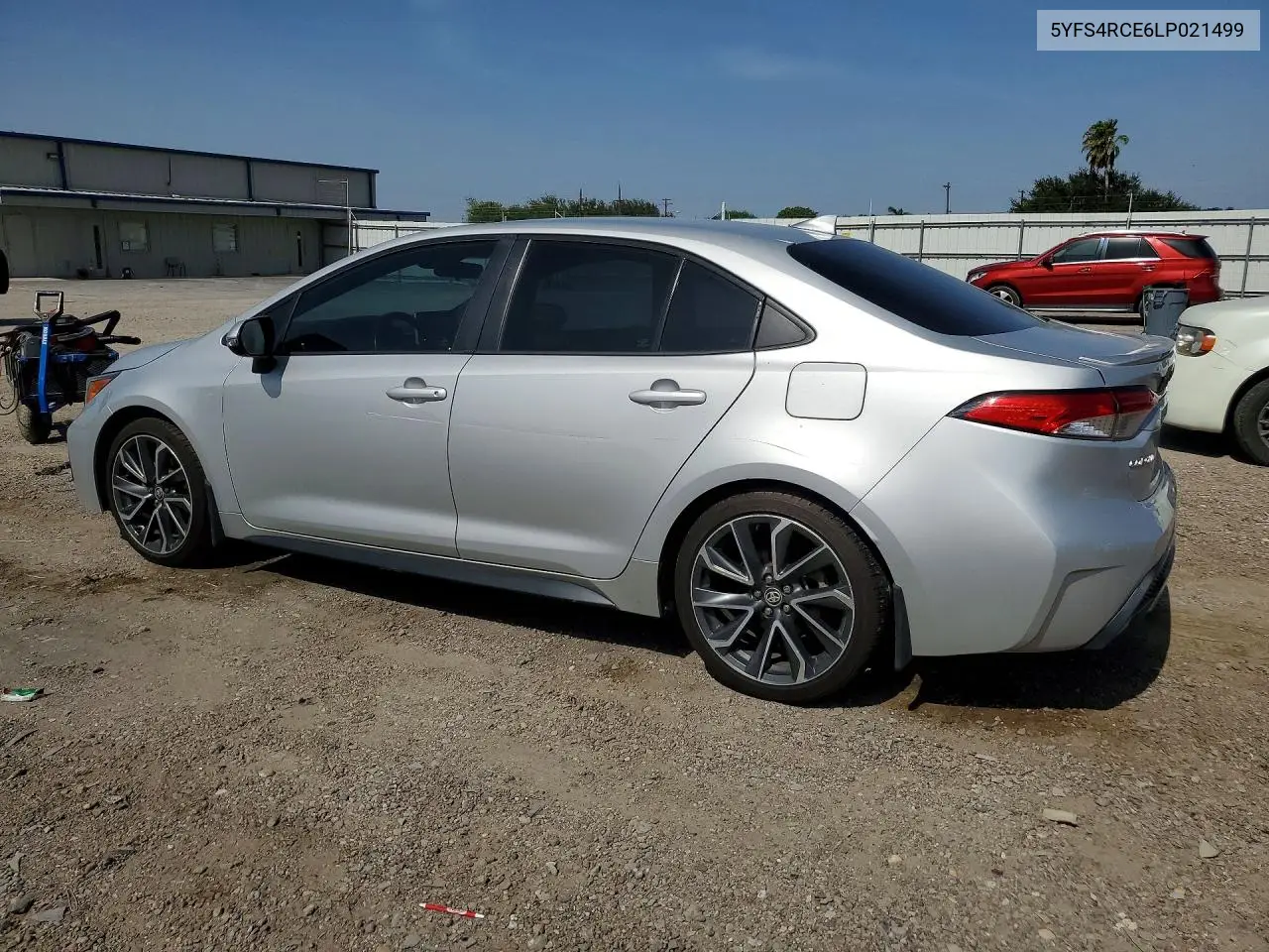 2020 Toyota Corolla Se VIN: 5YFS4RCE6LP021499 Lot: 61935446