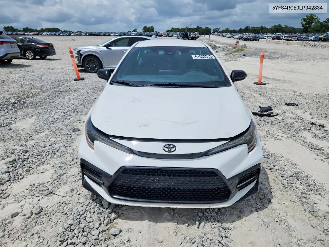 2020 Toyota Corolla Se Nightshade Edition VIN: 5YFS4RCE0LP042834 Lot: 61968916