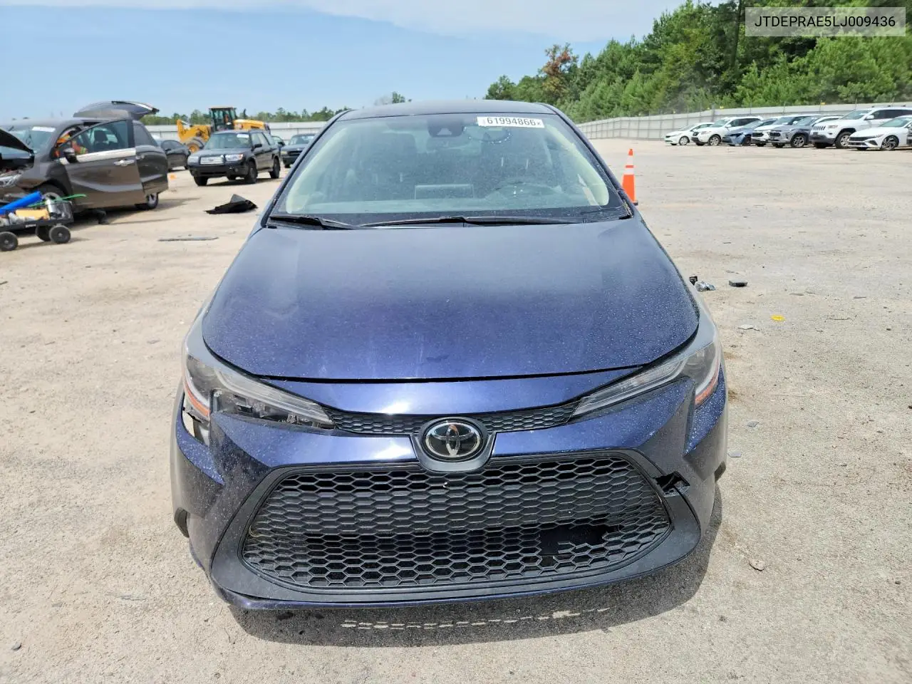 2020 Toyota Corolla Le VIN: JTDEPRAE5LJ009436 Lot: 61994866