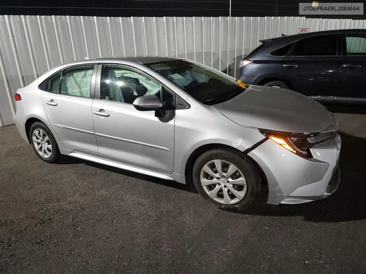 2020 Toyota Corolla Le VIN: JTDEPRAE8LJ084664 Lot: 62360666