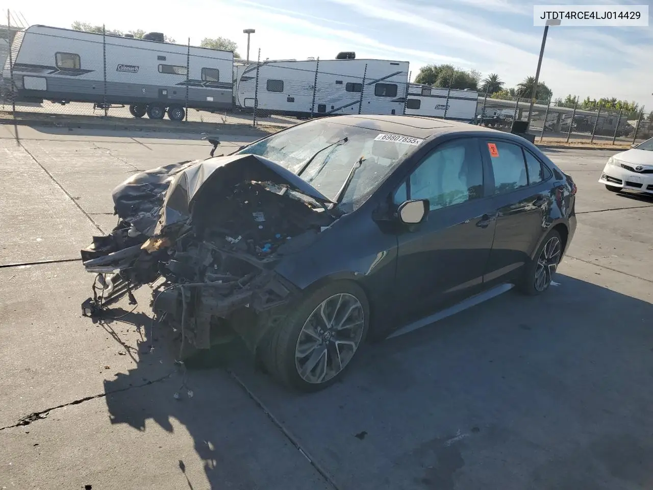 JTDT4RCE4LJ014429 2020 Toyota Corolla Xse