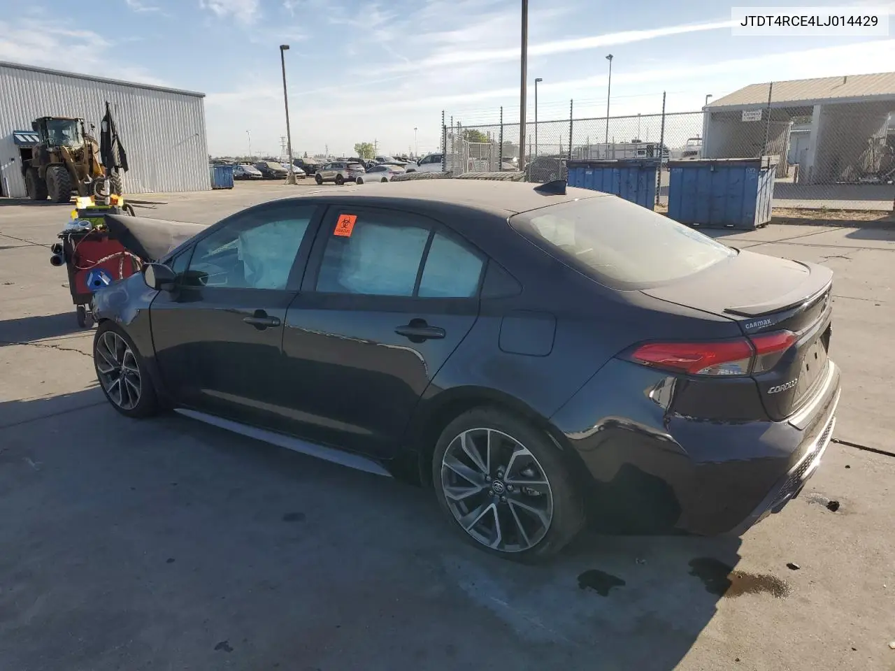 JTDT4RCE4LJ014429 2020 Toyota Corolla Xse