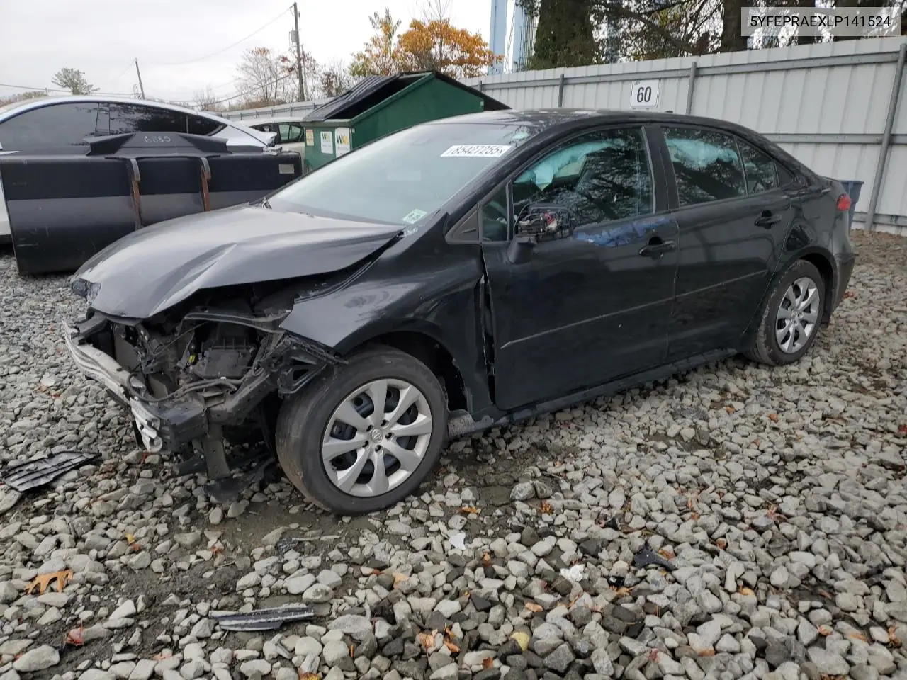 5YFEPRAEXLP141524 2020 Toyota Corolla Le