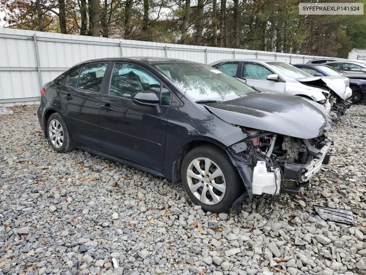 5YFEPRAEXLP141524 2020 Toyota Corolla Le