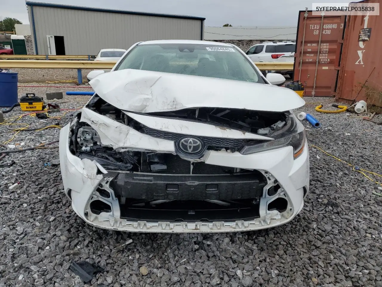 5YFEPRAE7LP035838 2020 Toyota Corolla Le
