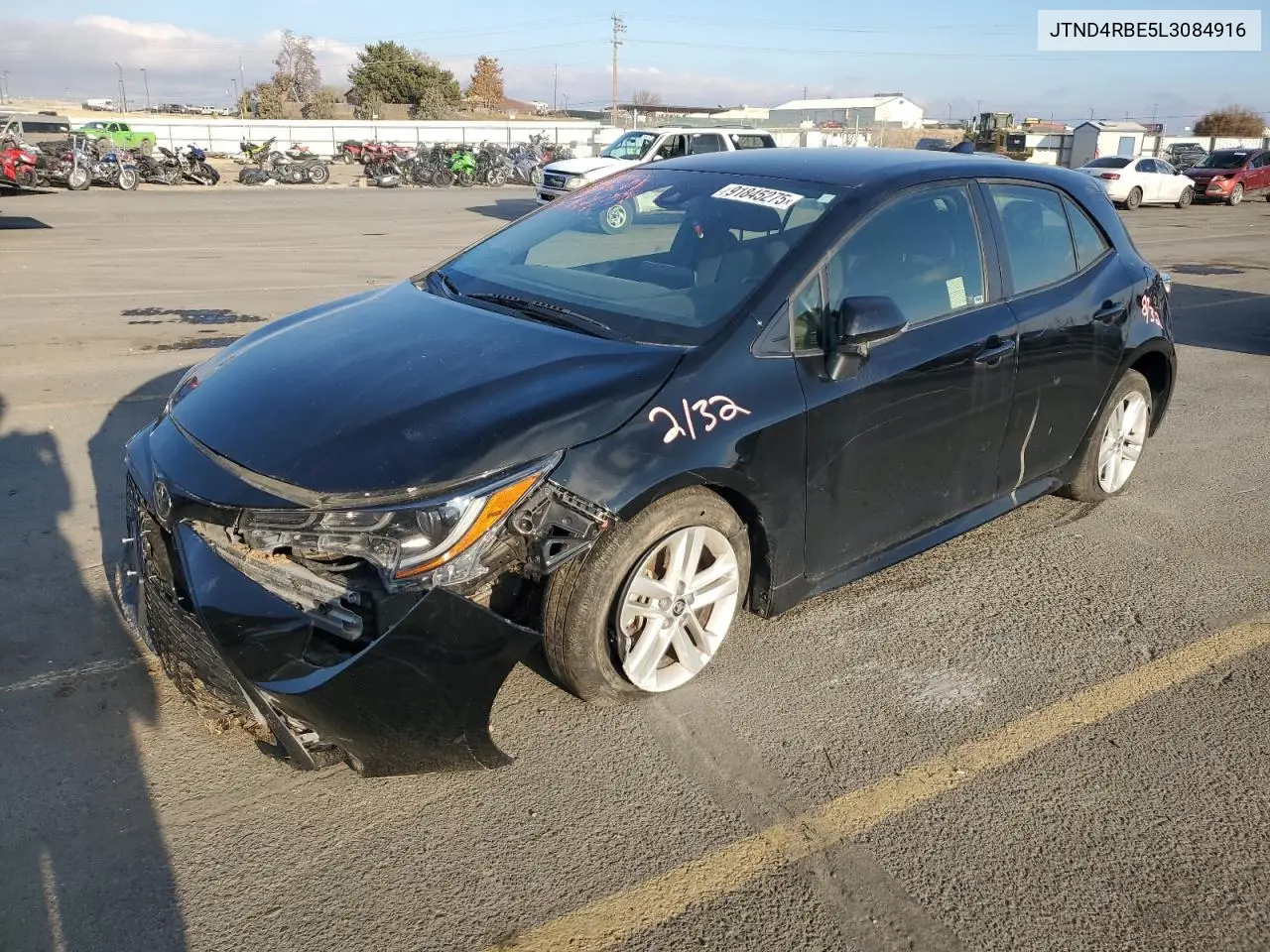 JTND4RBE5L3084916 2020 Toyota Corolla Se