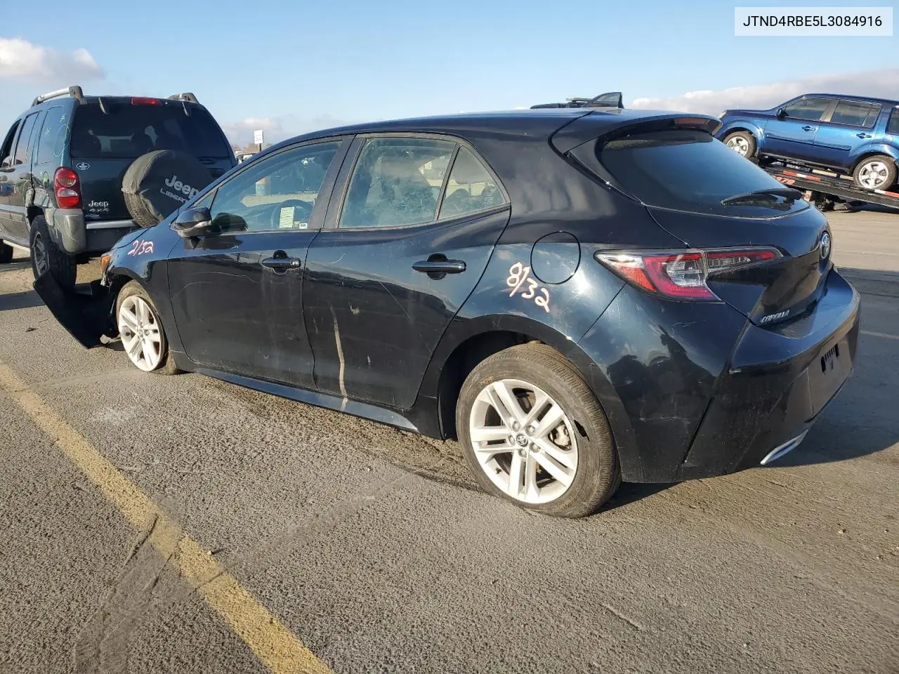 JTND4RBE5L3084916 2020 Toyota Corolla Se