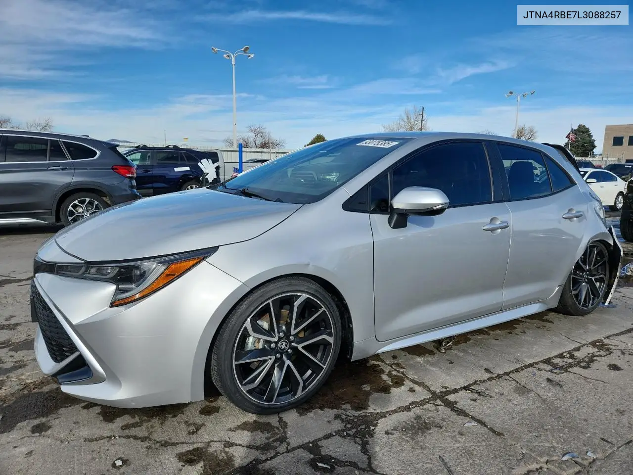 JTNA4RBE7L3088257 2020 Toyota Corolla Xse