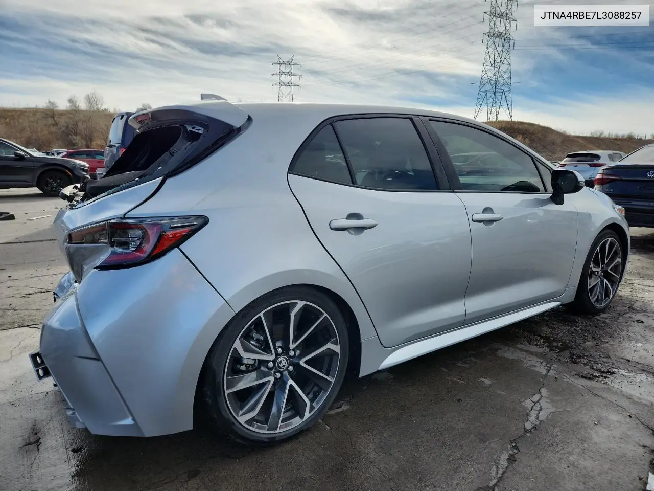JTNA4RBE7L3088257 2020 Toyota Corolla Xse