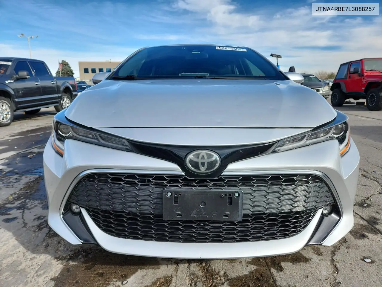 JTNA4RBE7L3088257 2020 Toyota Corolla Xse