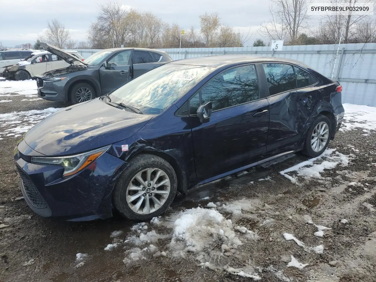 5YFBPRBE9LP032909 2020 Toyota Corolla Le