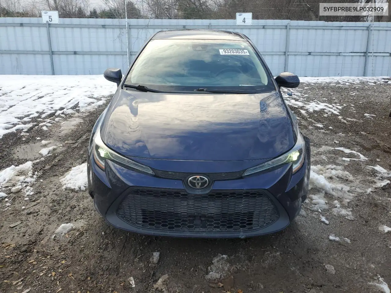 5YFBPRBE9LP032909 2020 Toyota Corolla Le