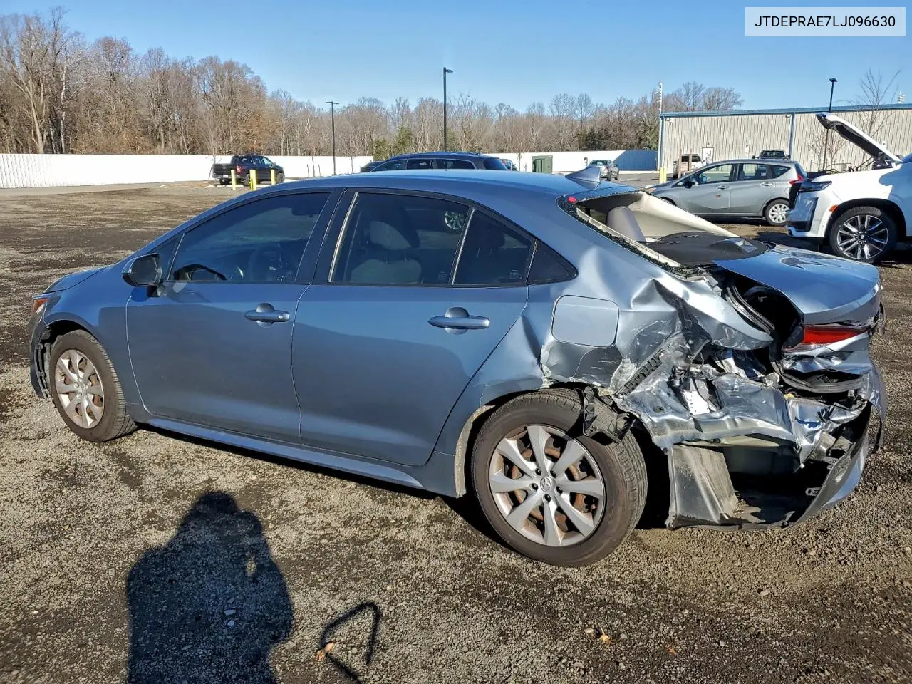 JTDEPRAE7LJ096630 2020 Toyota Corolla Le