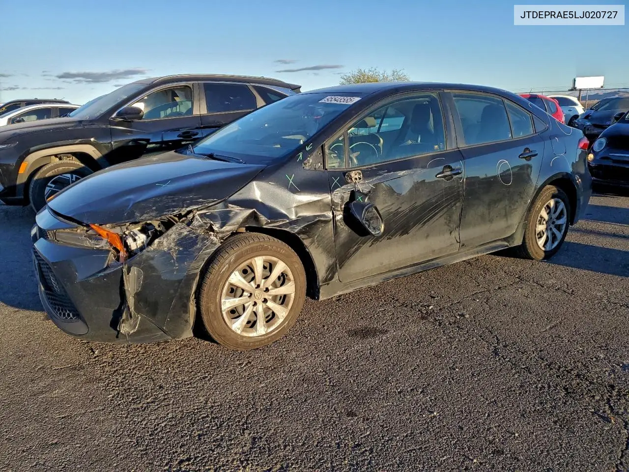 JTDEPRAE5LJ020727 2020 Toyota Corolla Le