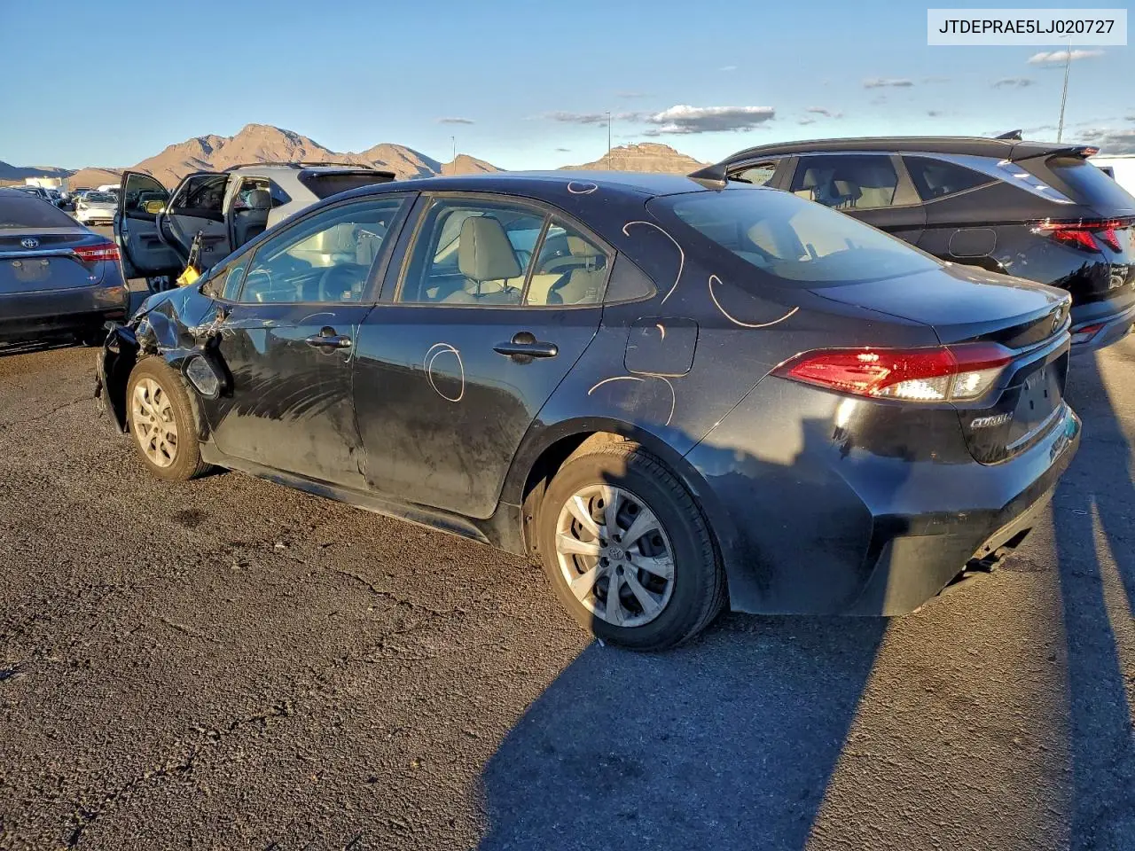 JTDEPRAE5LJ020727 2020 Toyota Corolla Le