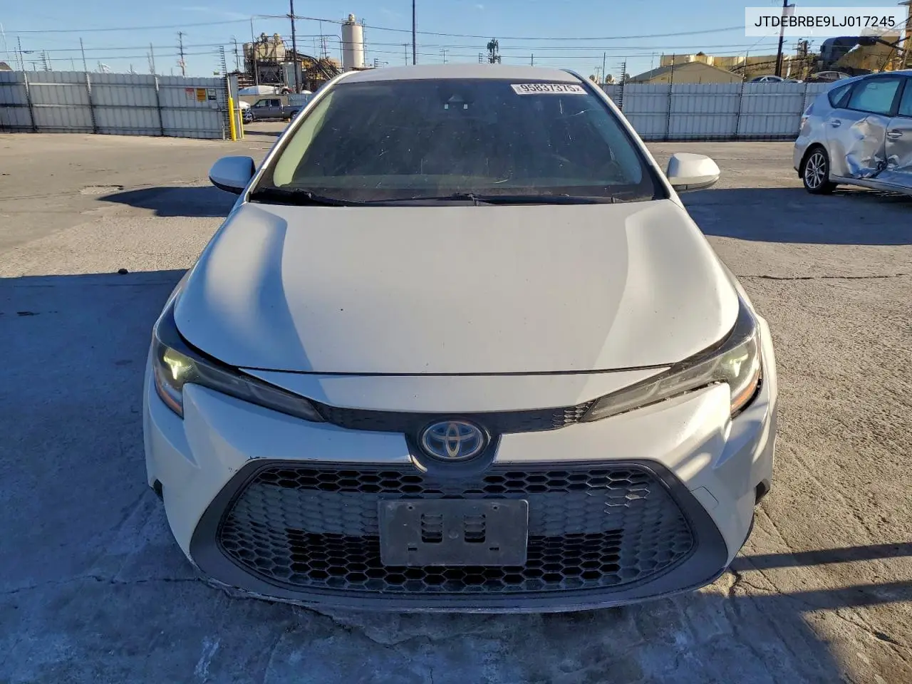 JTDEBRBE9LJ017245 2020 Toyota Corolla Le