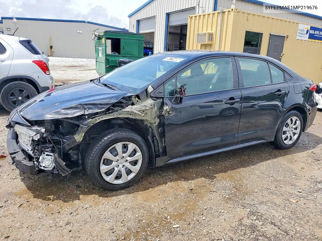 2021 Toyota Corolla Le VIN: 5YFEPMAE1MP219676 Lot: 54714486