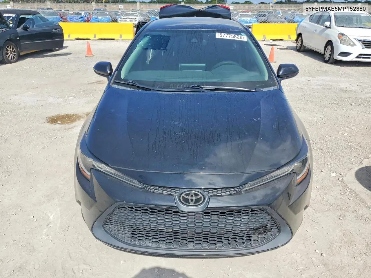 2021 Toyota Corolla Le VIN: 5YFEPMAE6MP152380 Lot: 57775826