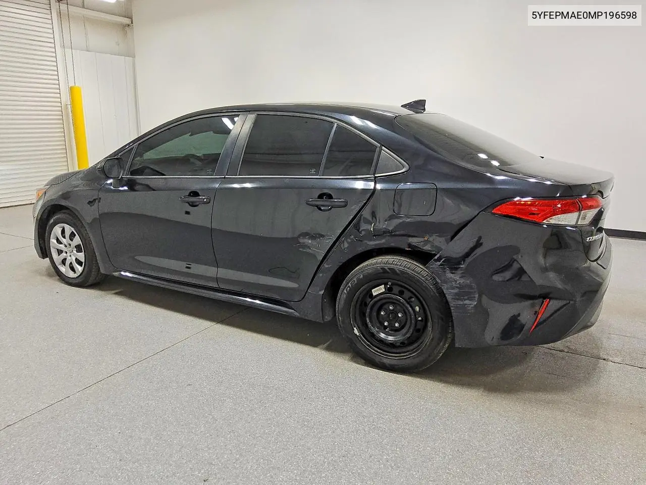 2021 Toyota Corolla Le VIN: 5YFEPMAE0MP196598 Lot: 58357496