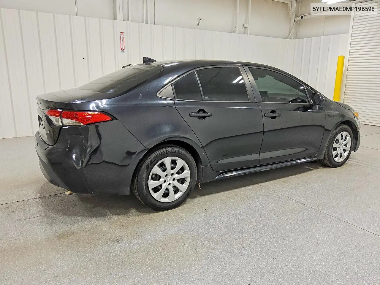 2021 Toyota Corolla Le VIN: 5YFEPMAE0MP196598 Lot: 58357496