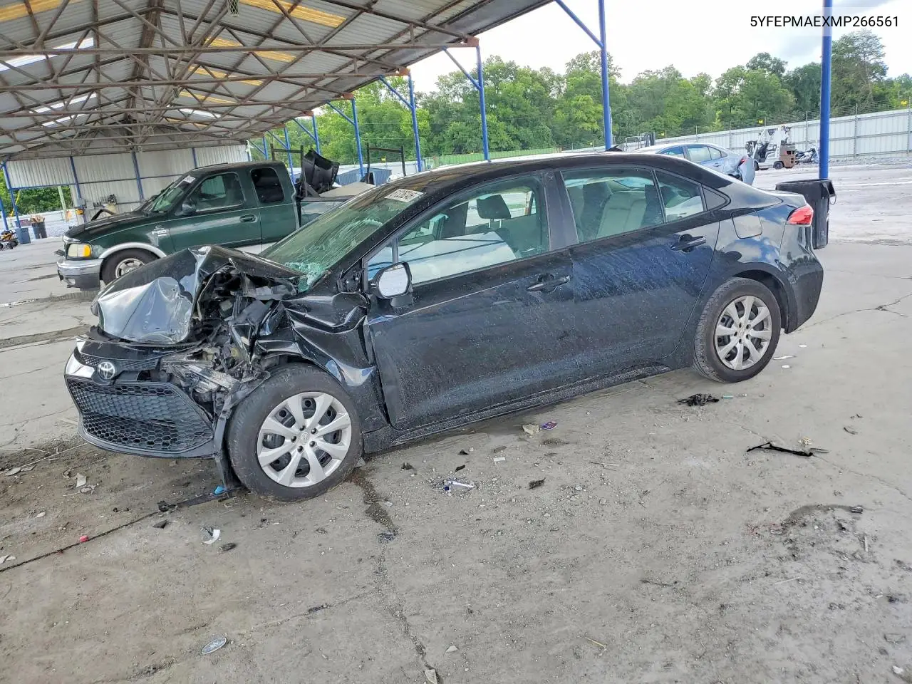 2021 Toyota Corolla Le VIN: 5YFEPMAEXMP266561 Lot: 61326246