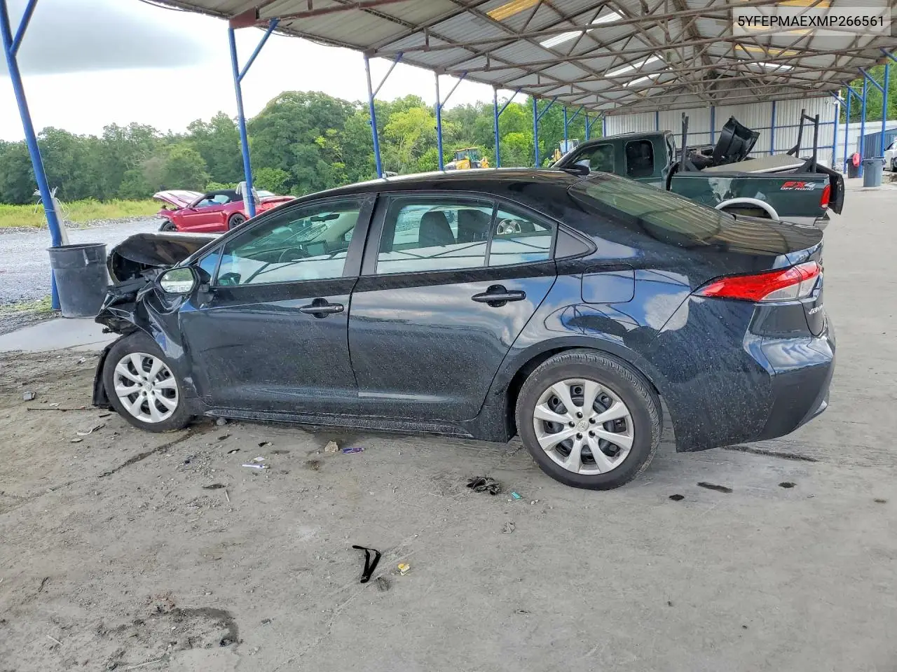 2021 Toyota Corolla Le VIN: 5YFEPMAEXMP266561 Lot: 61326246