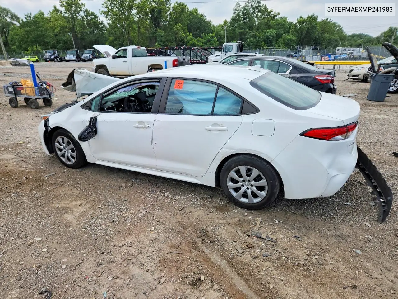 2021 Toyota Corolla Le VIN: 5YFEPMAEXMP241983 Lot: 61691936