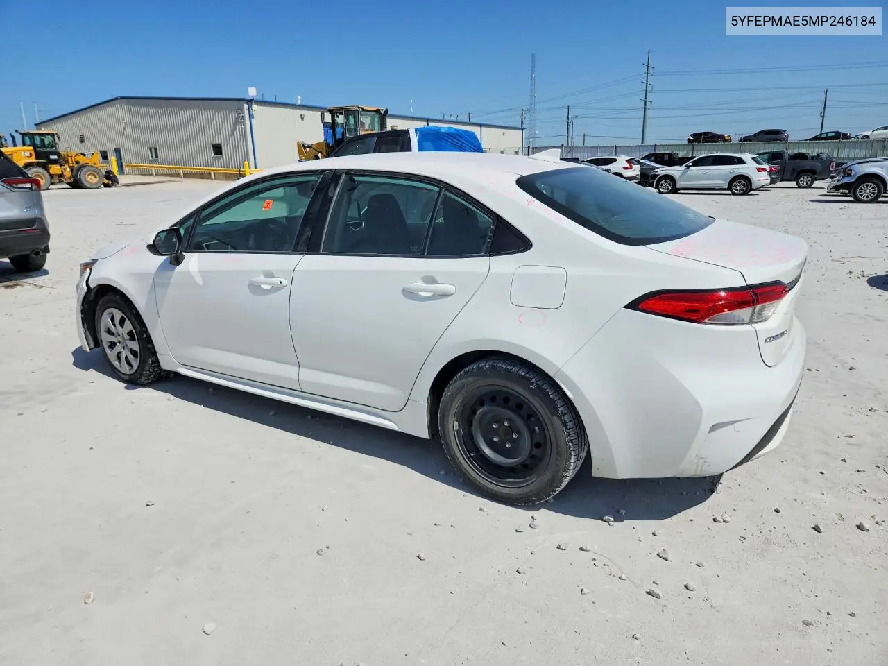 2021 Toyota Corolla Le VIN: 5YFEPMAE5MP246184 Lot: 61873416