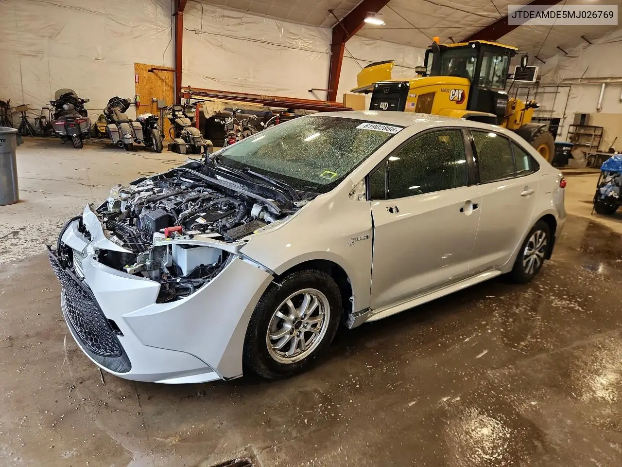 2021 Toyota Corolla Le VIN: JTDEAMDE5MJ026769 Lot: 61902866