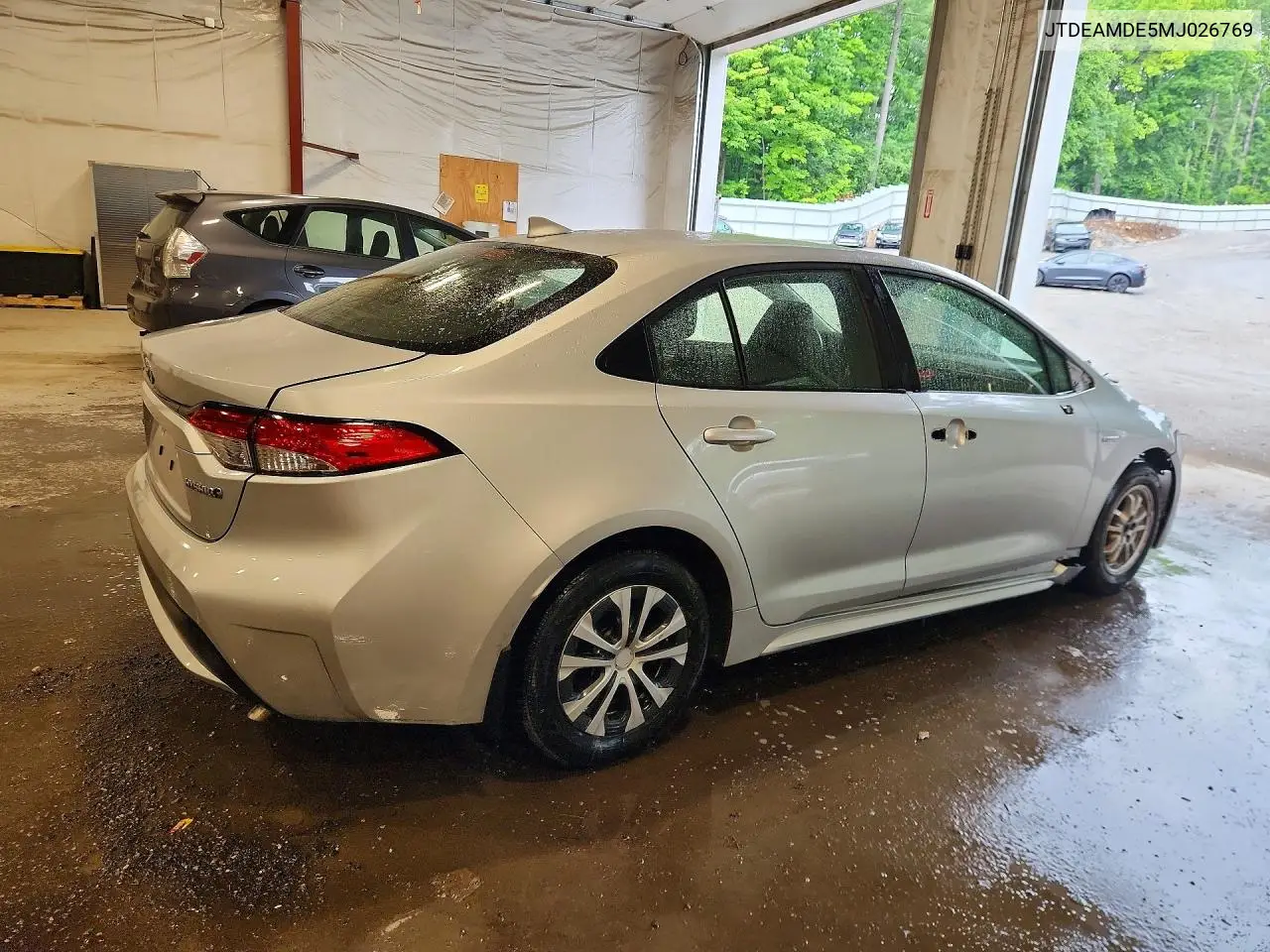 2021 Toyota Corolla Le VIN: JTDEAMDE5MJ026769 Lot: 61902866
