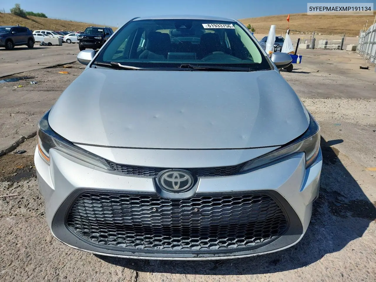 2021 Toyota Corolla Le VIN: 5YFEPMAEXMP191134 Lot: 61933756