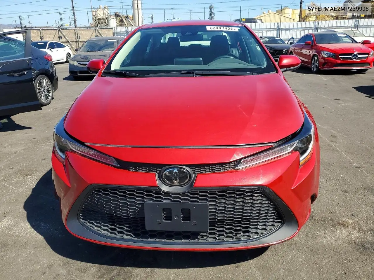 2021 Toyota Corolla Le VIN: 5YFEPMAE2MP239998 Lot: 62447426