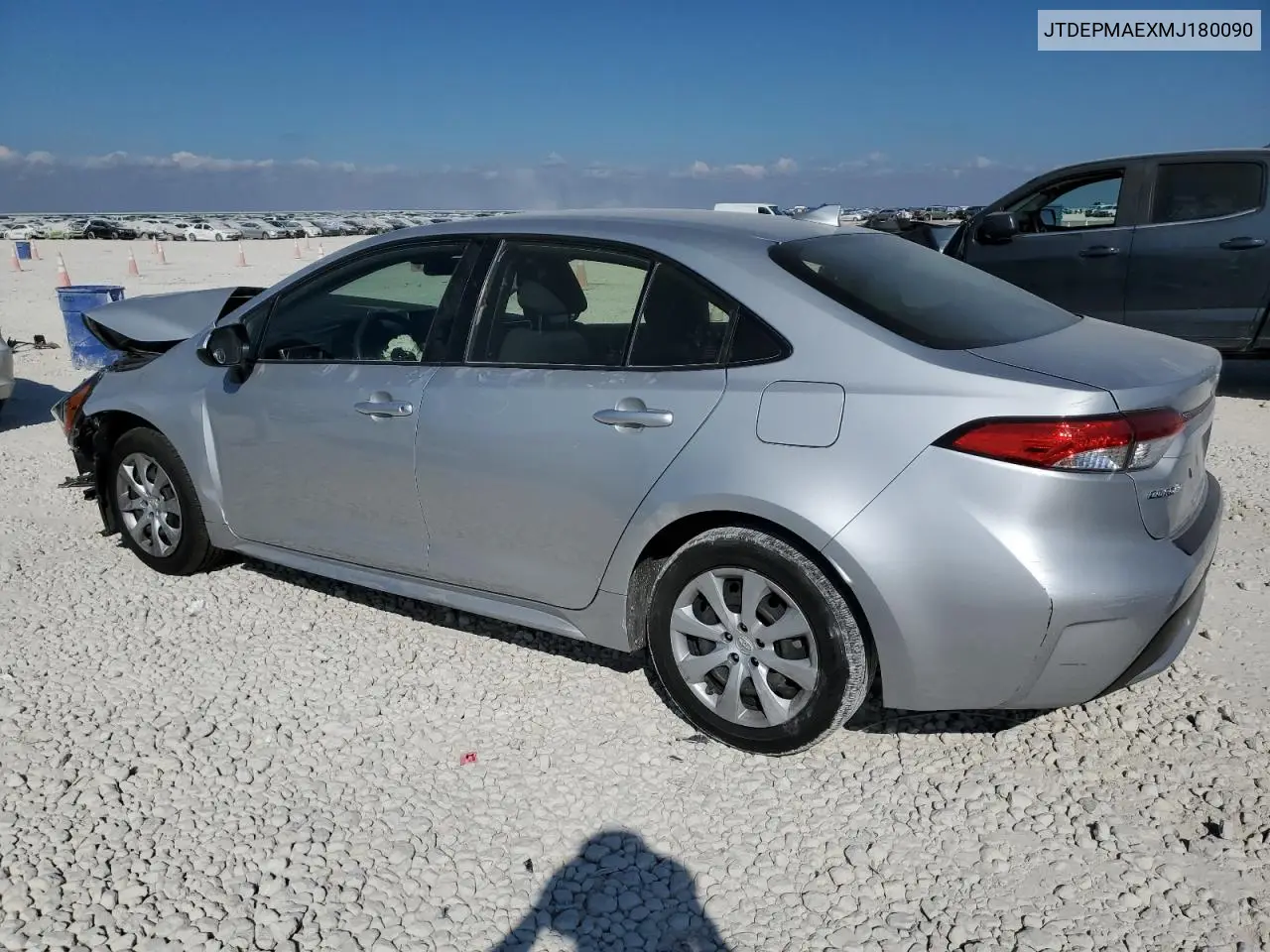 JTDEPMAEXMJ180090 2021 Toyota Corolla Le