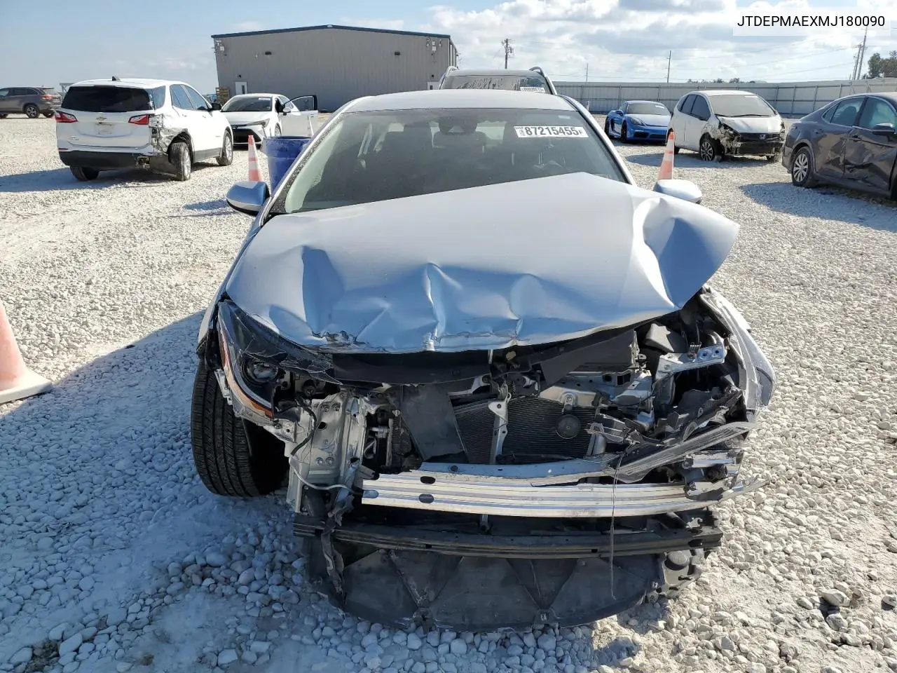 JTDEPMAEXMJ180090 2021 Toyota Corolla Le