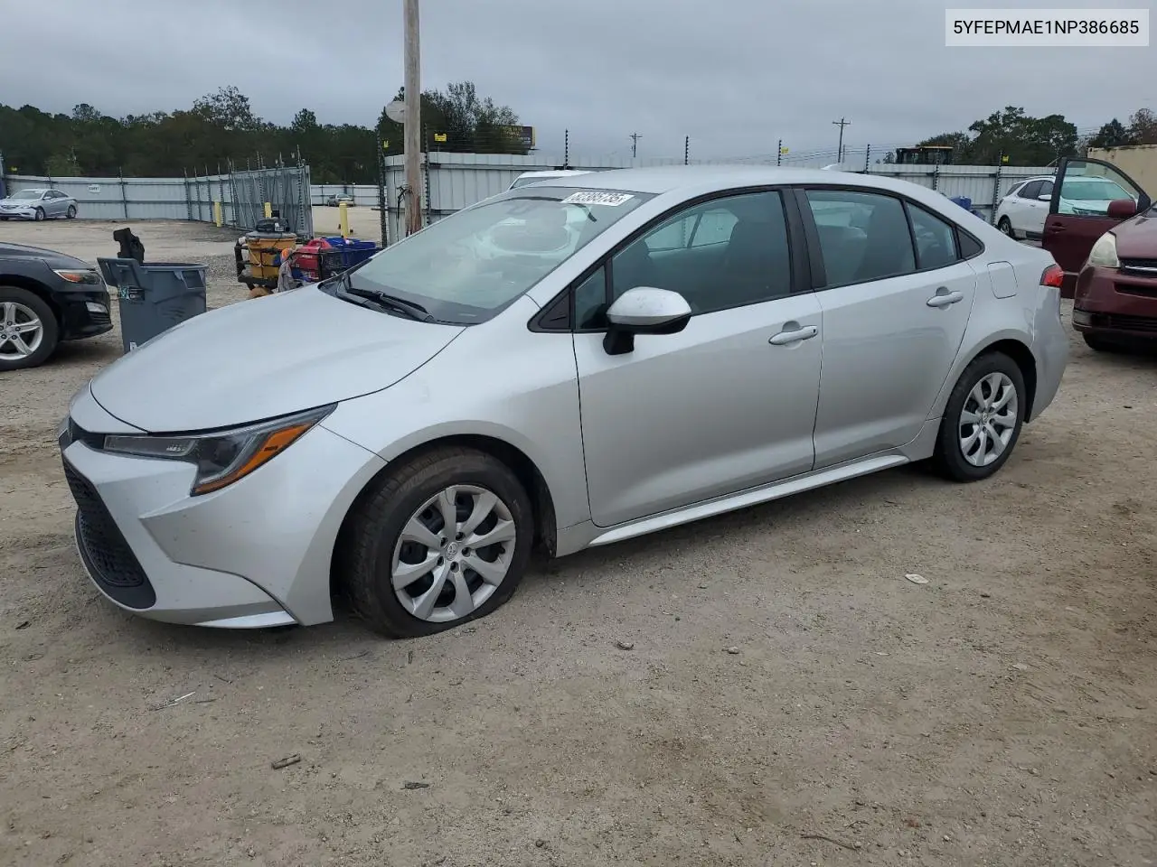5YFEPMAE1NP386685 2022 Toyota Corolla Le