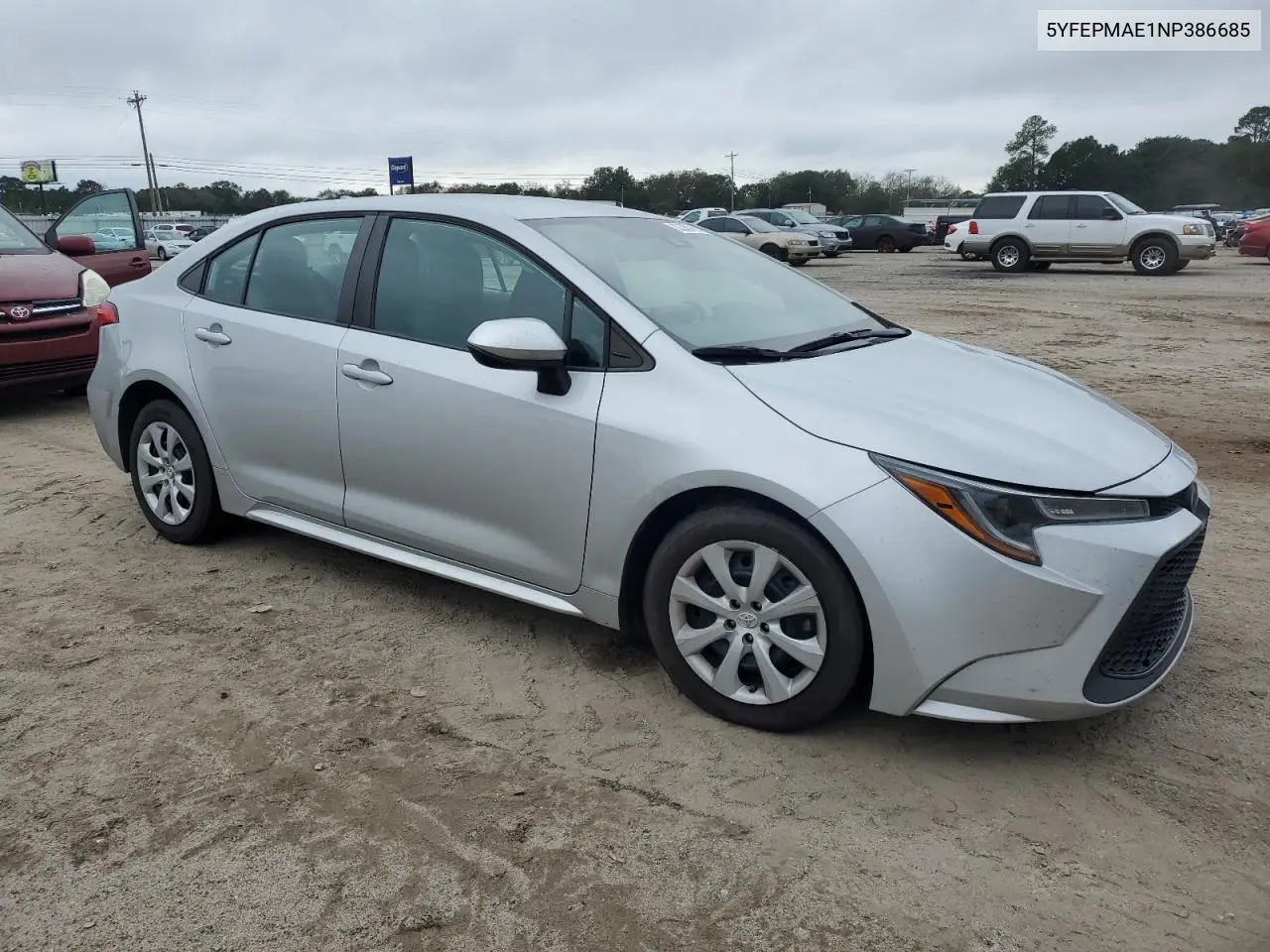 5YFEPMAE1NP386685 2022 Toyota Corolla Le